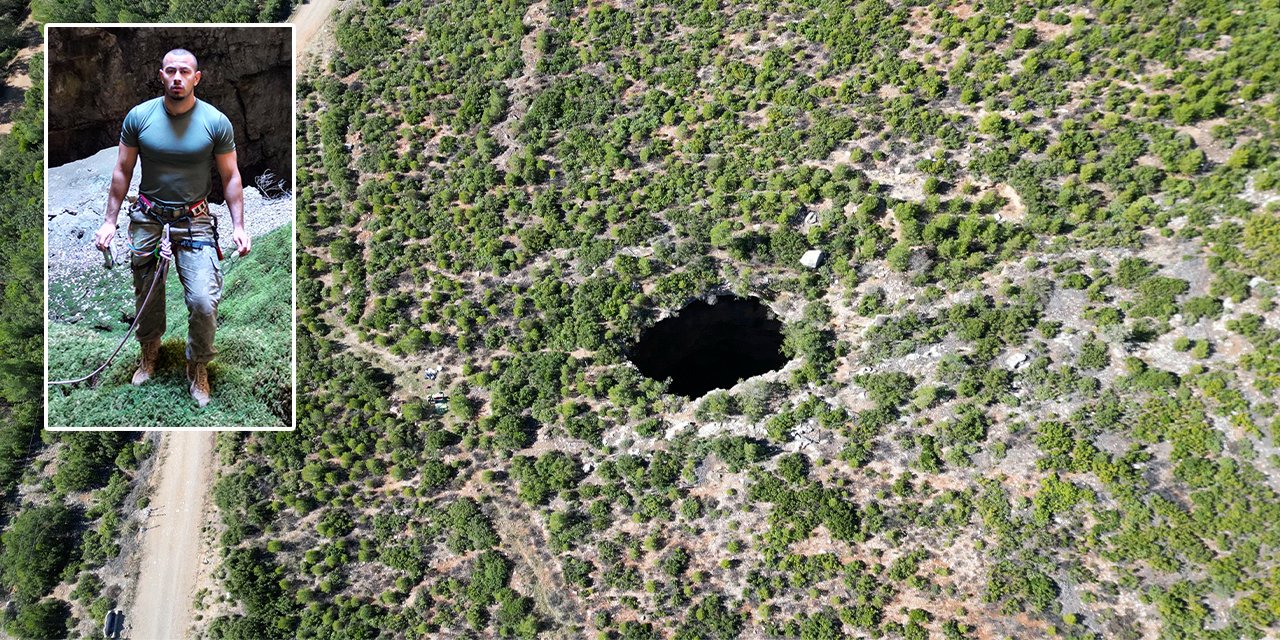 Sosyal medya fenomeni, 'Girme, çıkamazsın' denilen obruğa inip video çekti