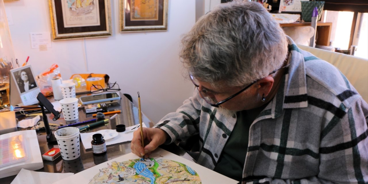 Mühendisliği bıraktı, minyatüre başladı