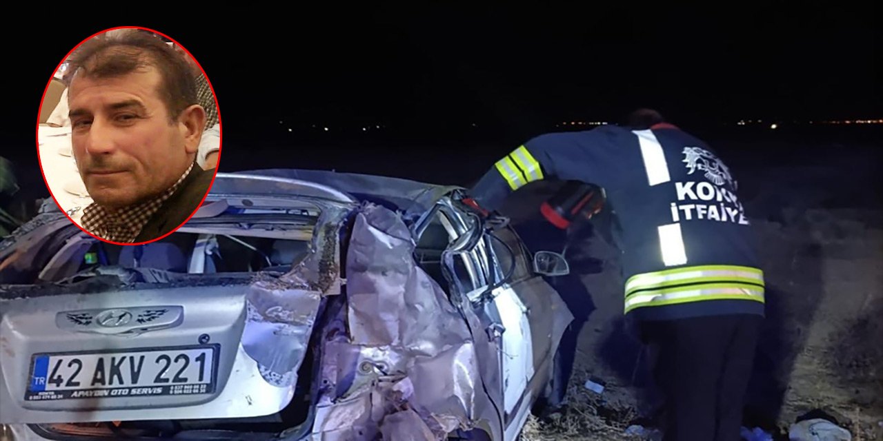 Kazada can veren muhtar Ahmet Şimşek Konya’da son yolculuğa uğurlandı