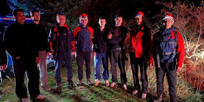 Kayıp 4 gençten sevindiren haber! Sağ salim bulundular