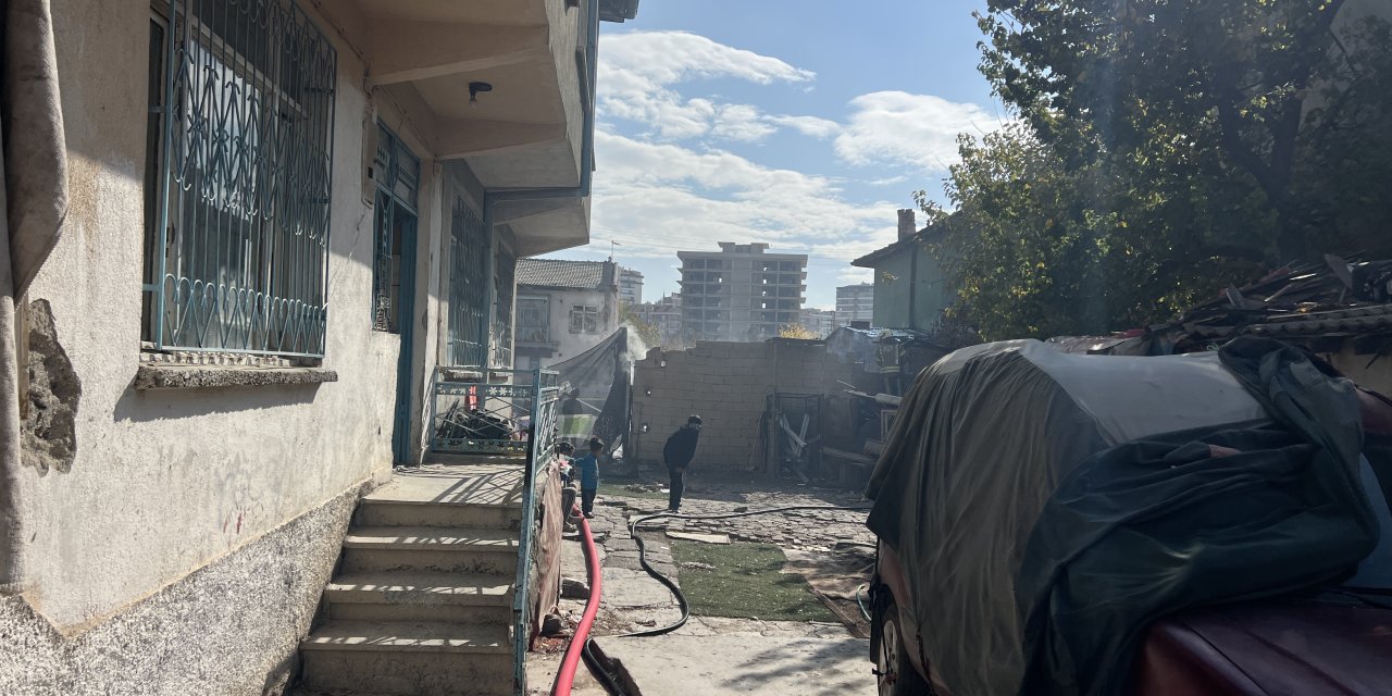 Konya’da yangın paniği