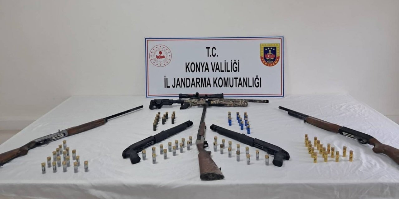 Konya’da jandarmadan silah operasyonu