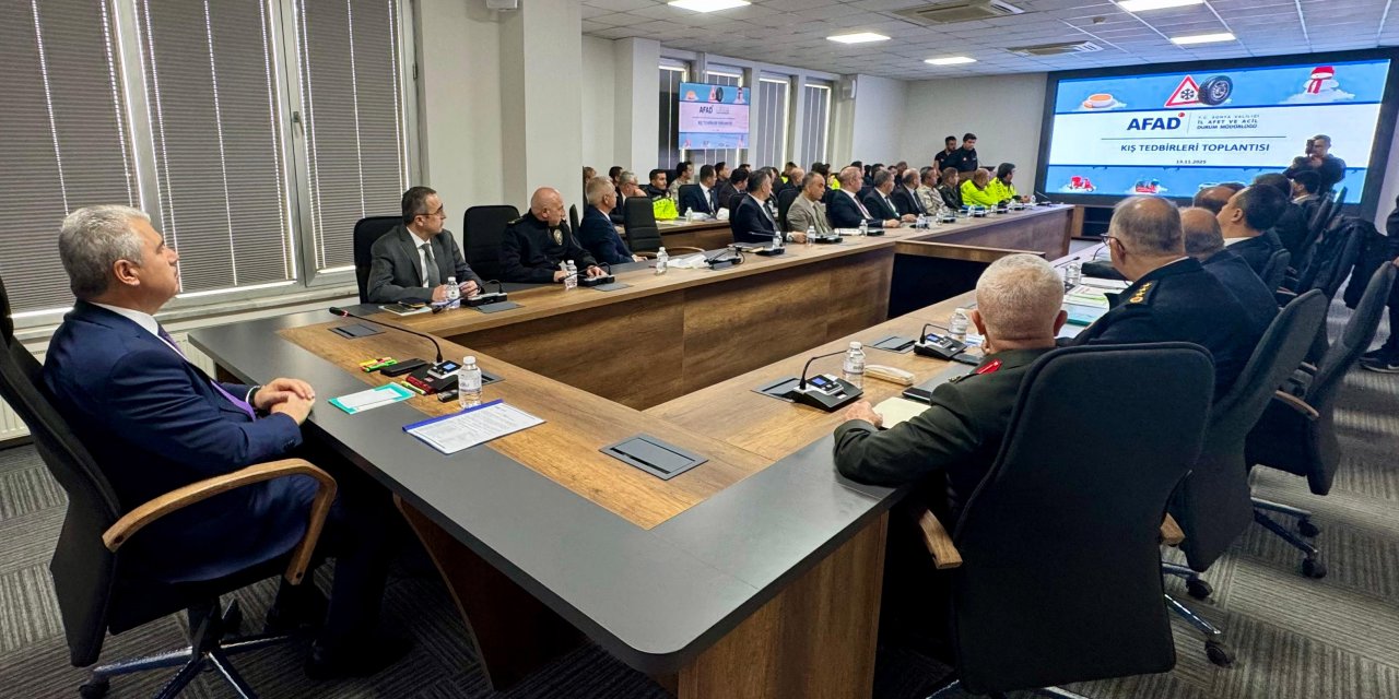 Konya’da kış alarmı! Tüm kurumlar tek masada toplandı