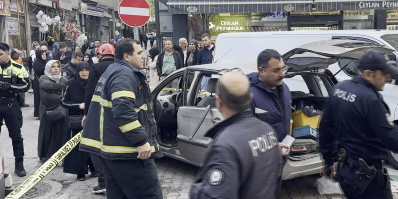 Kontağı çevirdiği anda dehşeti yaşadı! Patlama anı kamerada