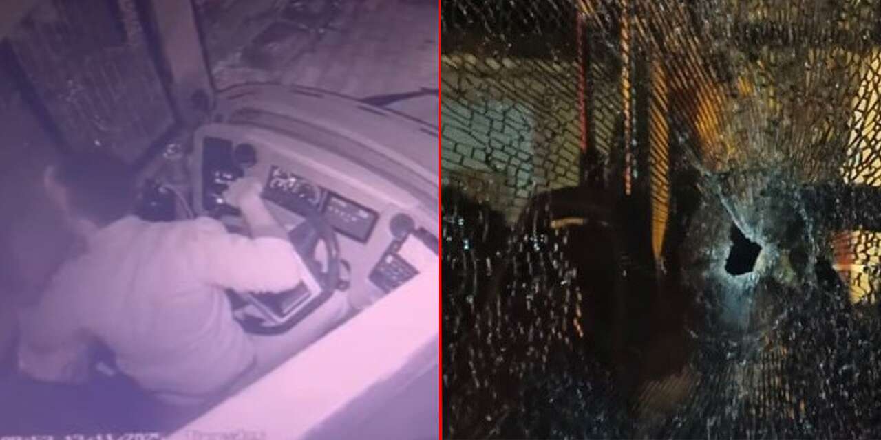 Halk otobüsüne kurşun yağmuru! O anlar kameralara yansıdı