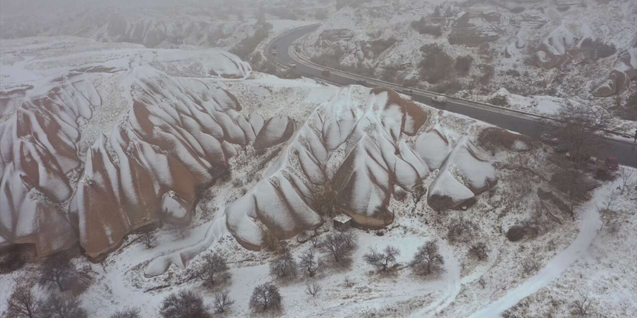 Mevsimin ilk karı düştü, ünlü vadiler gelinlik giydi