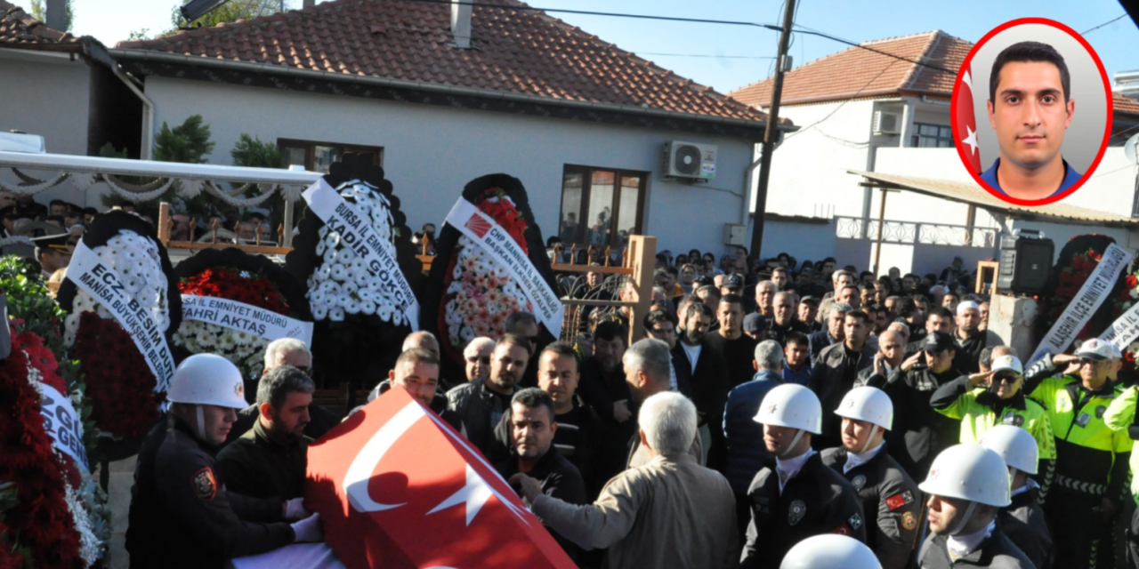 TIR kazasında şehit olan Polis Memuru Ali Barut’a veda