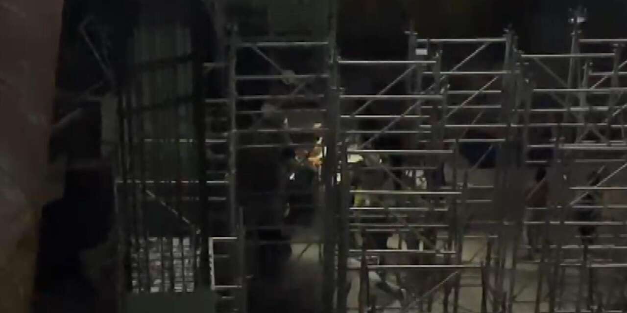 Beşiktaş Kabataş'ta metro inşaatı çöktü