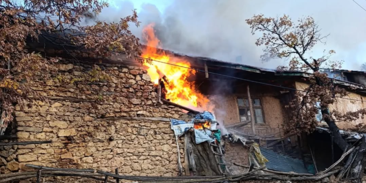 Konya’da baba ve oğluna yangın şoku