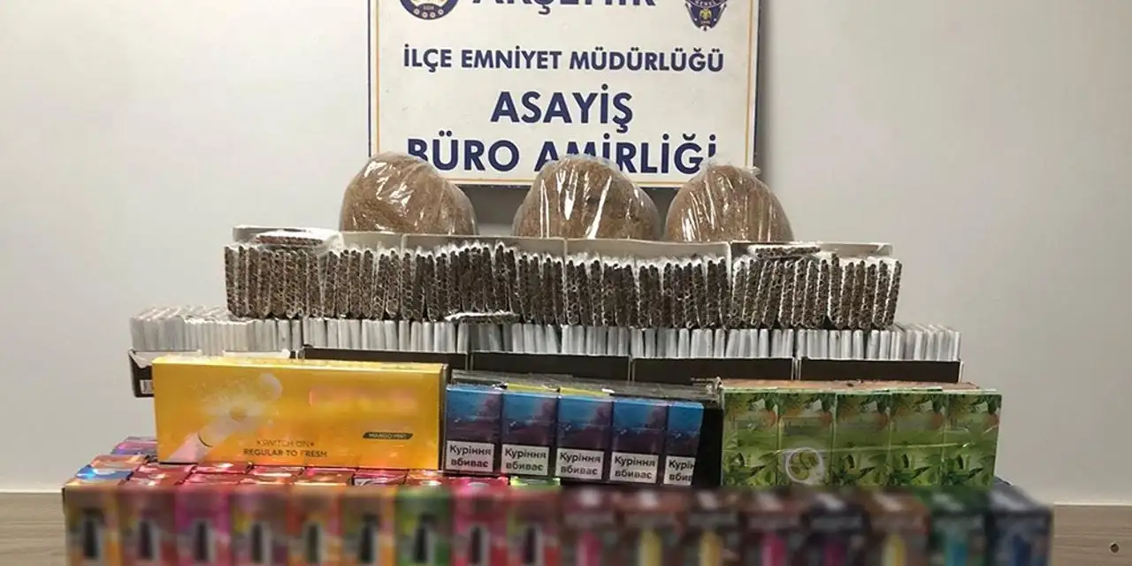 Konya’da kaçak tütün operasyonu! Binlerce ürün ele geçirildi