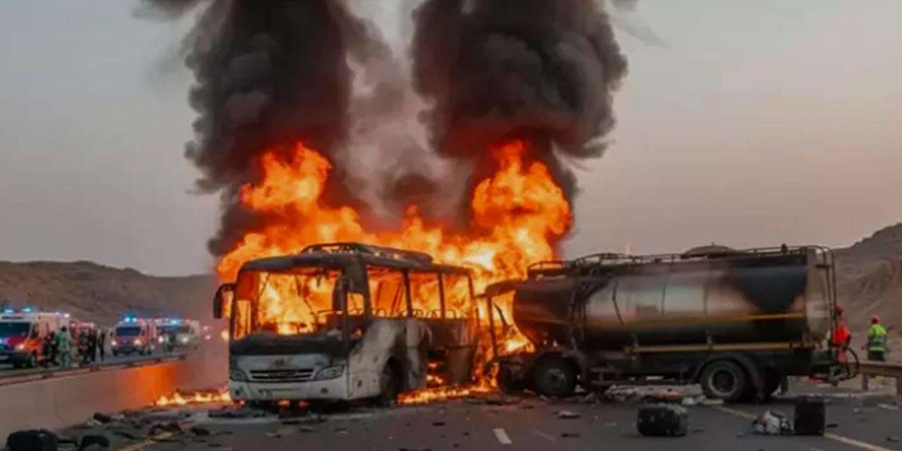 Suudi Arabistan'da feci kaza! 45 umreci hayatını kaybetti