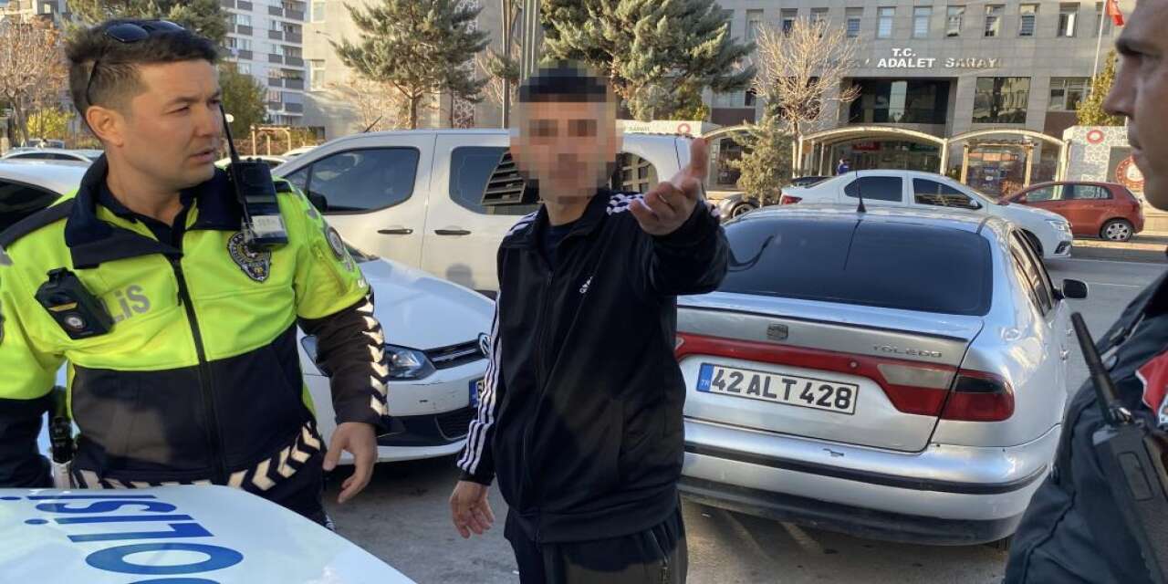 Konya’da jandarmadan kaçtı, Aksaray polisi kahve içerken yakaladı