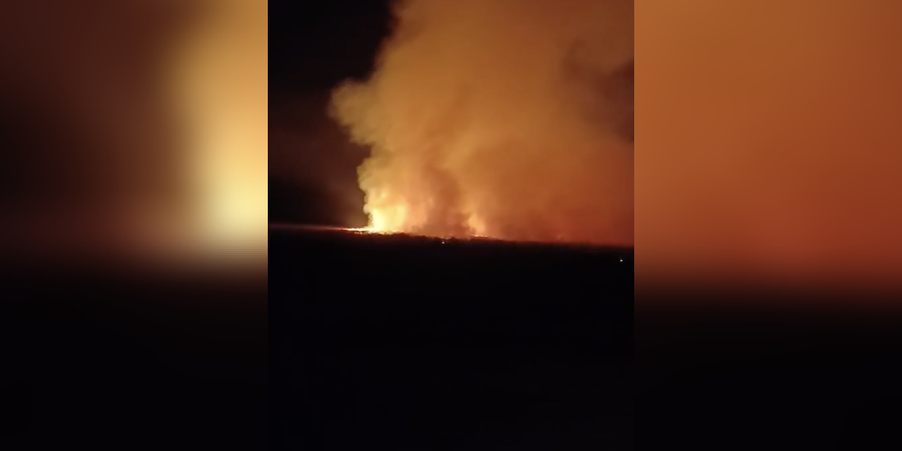 Konya Kulu’daki Gökgöl Sazlıkları alev alev yanıyor