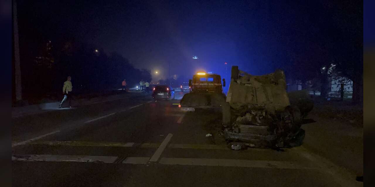 Taklalar atan araçtan sağ çıktı