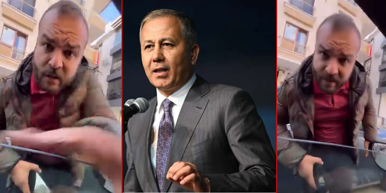 Aracın içindeki bebeğe aldırış etmeden saldırdı! Bakan Yerlikaya müdahale etti