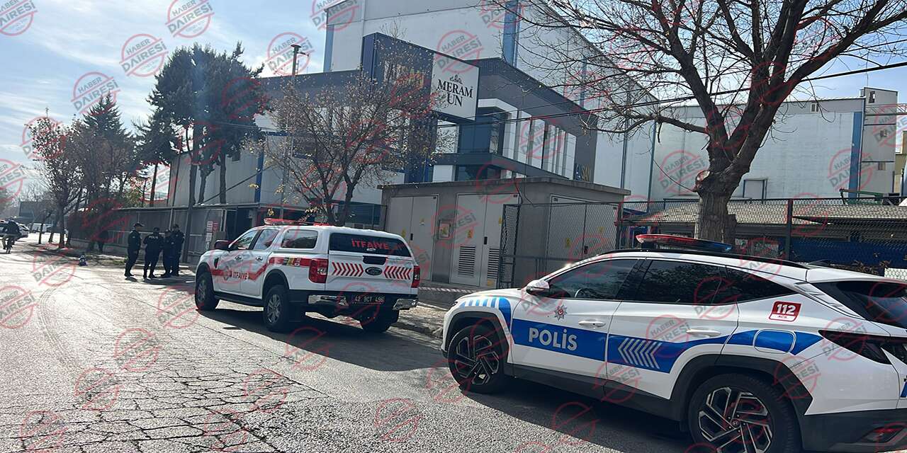 Konya'daki sanayi sitesinde patlama yaşandı