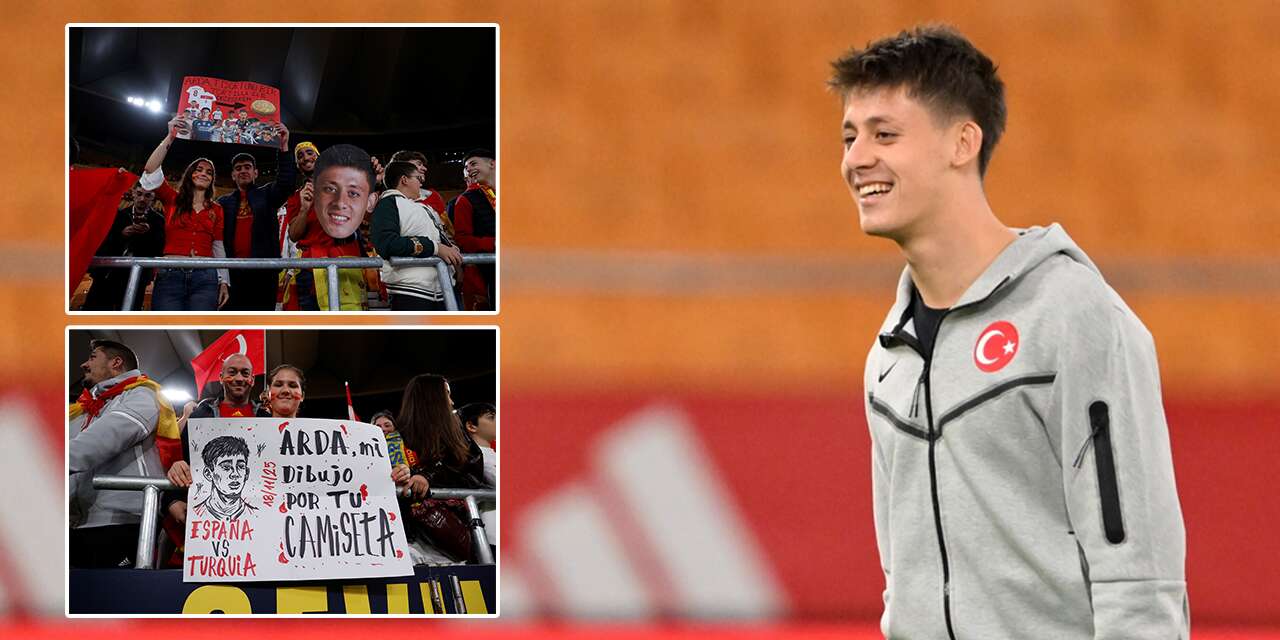 İspanyolların Arda Güler hayranlığı pankartlara yansıdı