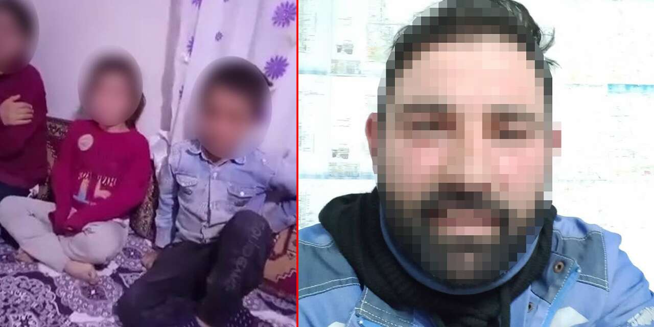 Çocuklarına işkence yaptı! 4 çocuğun feryadını kayda aldı