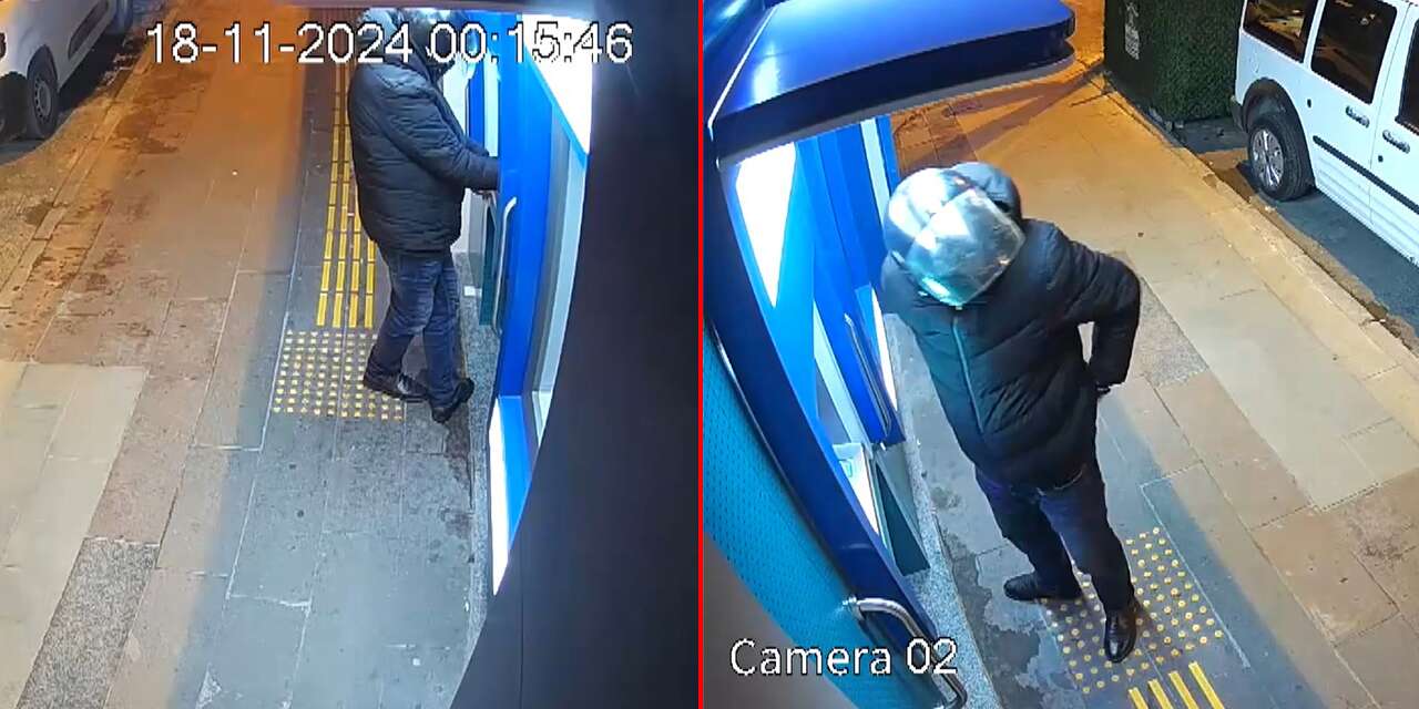 38 kez ATM’yi soyan zanlının rahatlığı kameralara yansıdı