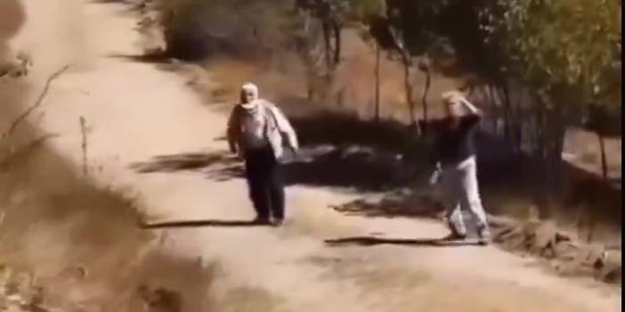 Karaman'da dron gören 2 amcanın halleri gündem oldu