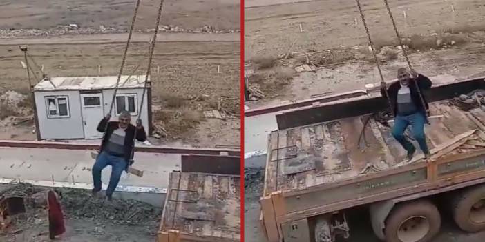 Konya’da bir vinç operatörü yaptığıyla sosyal medyada gündem oldu