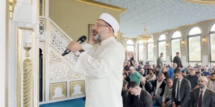 İsviçre Schaffhausen Aksa Camii'nde ilk ezanı Prof. Erbaş okudu