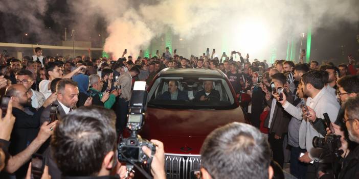 TOGG Meram’da! İki Başkan alana böyle girdi