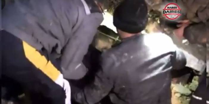 Enkazdan ilk kişi kurtarıldı! O anlar kamerada