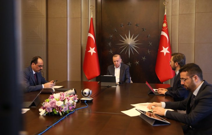 Erdoğan, MİT Başkanı Fidan ile görüştü