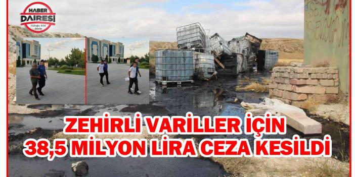 Konya'da 2 mahalleye asit dolu varilleri bırakanlara 38 milyon lira ceza