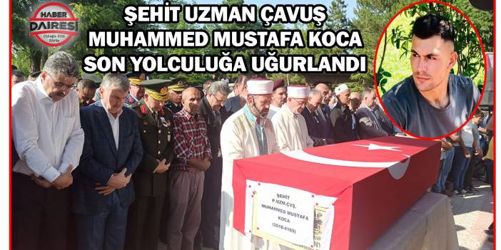 Konya şehidini son yolculuğa uğurladı