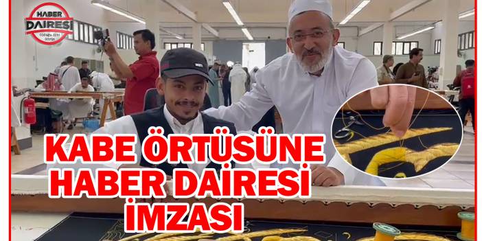 2023 Kabe örtüsüne Haber Dairesi imzası