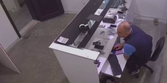 Cep telefonunun bataryası patladı, o anlar kameraya yansıdı