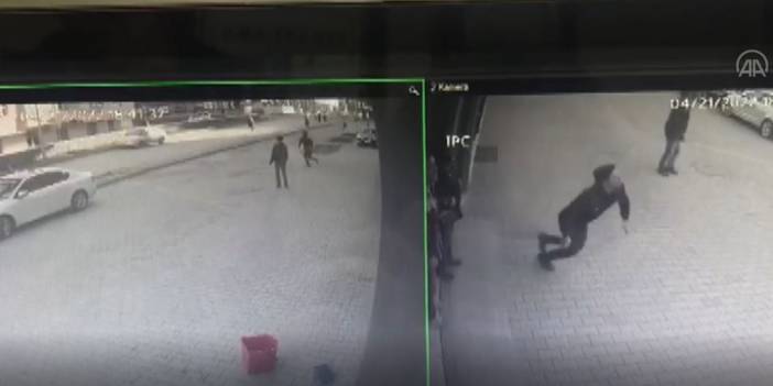 6. kattan düşen çocuğu kurtardı! O an kamerada