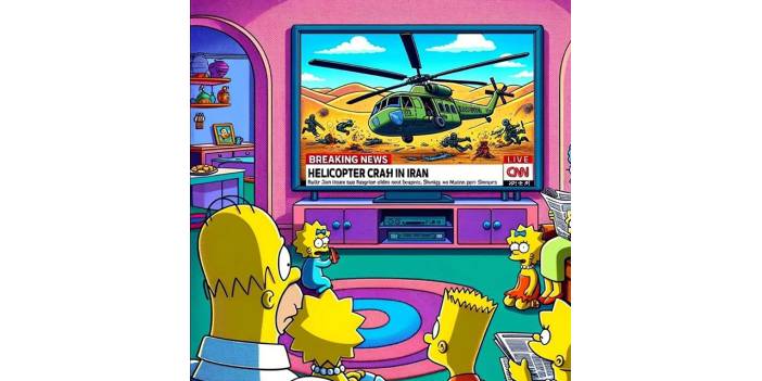 Herkes bunu konuşuyor! Simpsonlar İran’daki helikopter kazasını bildi mi?