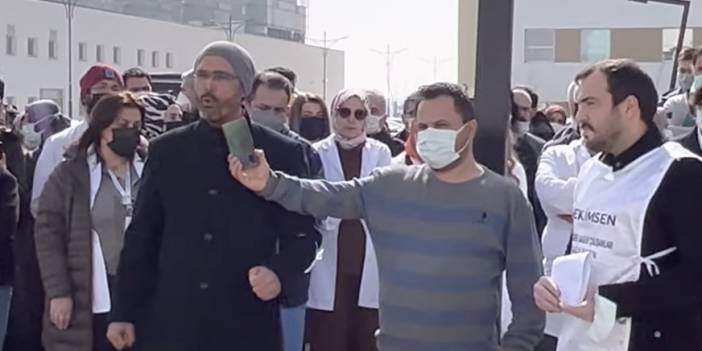 Hekimler Konya’da da iş bıraktı, açıklamayı sosyal medyada binler izledi