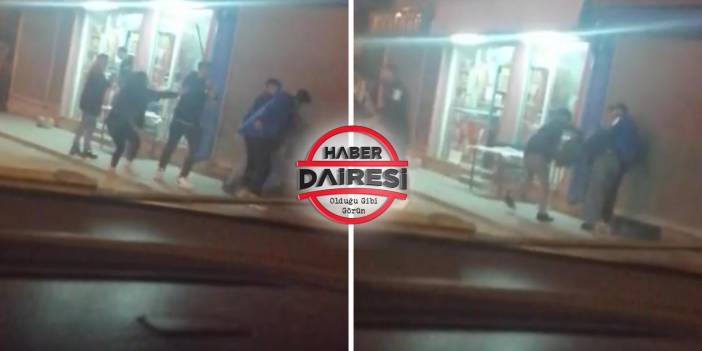 Konya’daki kavga anı kamerada! Biri tuttu, diğerleri böyle vurdu
