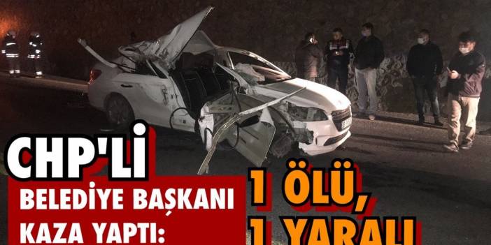 Konya’da CHP'li Tuzlukçu Belediye Başkanı kaza yaptı! 1 ölü, 2 yaralı var