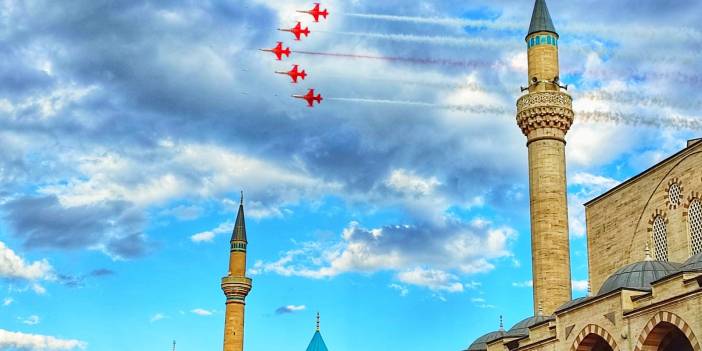 Konya’nın göbeğinde nefes kesen anlar