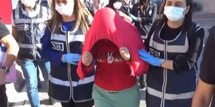 Ahlak polisinin operasyonunda yakalanan şüpheli kadın: Enayi çok olunca biz ne yapalım!