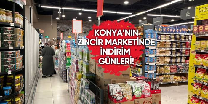 Konya’da cüzdan dostu indirim günleri başladı