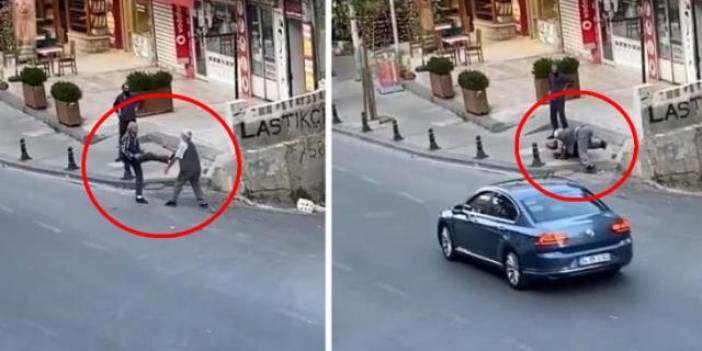 Güler misin ağlar mısın? Yaşlı amcaların kavgası görenleri şaşkına çevirdi