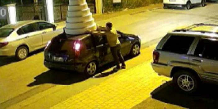 10 katlı maket düğün pastası böyle çalındı