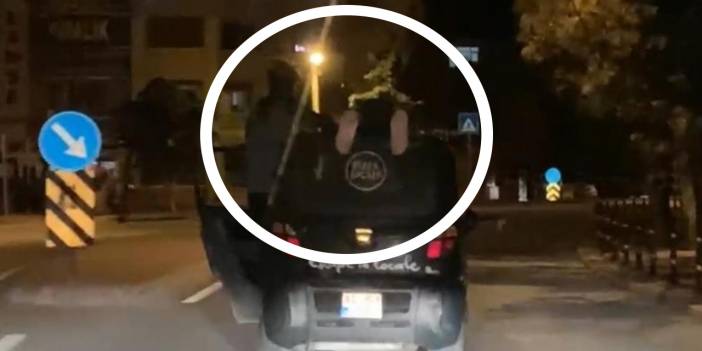 Konya trafiğinde şok anlar