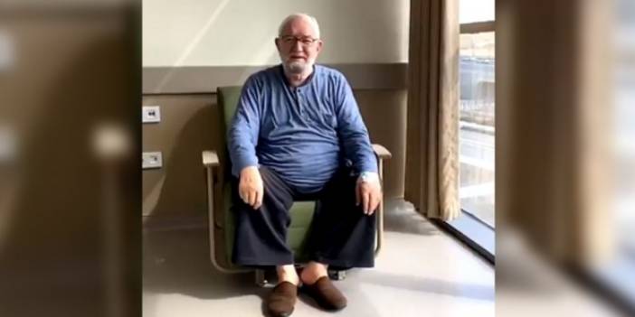 Koronavirüse yakalanan Necmettin Nursaçan hastaneden seslendi, dua istedi.