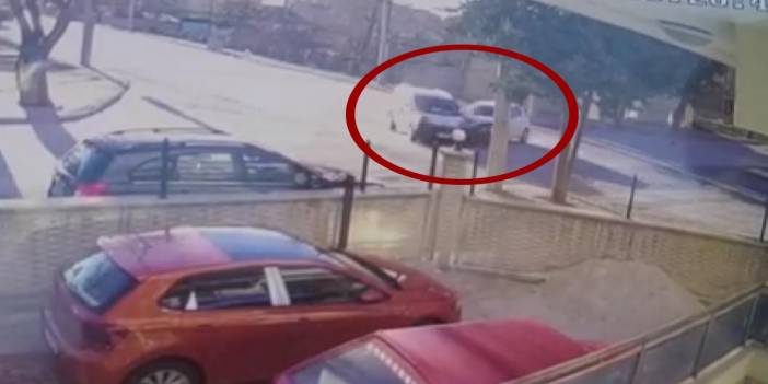 Konya’daki kaza anı kamerada! 2 kişi yaralı kurtuldu