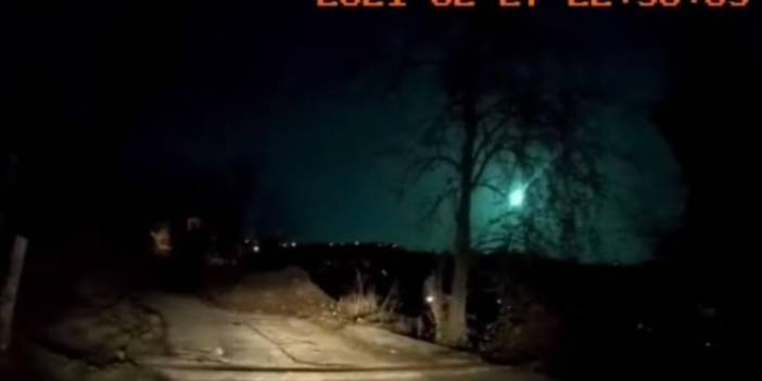 Atmosfere giren meteor Konya semalarını da aydınlattı