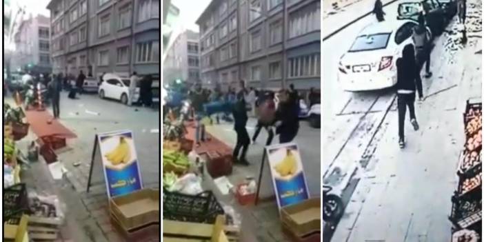 Konya’da Suriyeliler birbirine girdi, ortalık savaş alanına döndü! O anlar kamerada