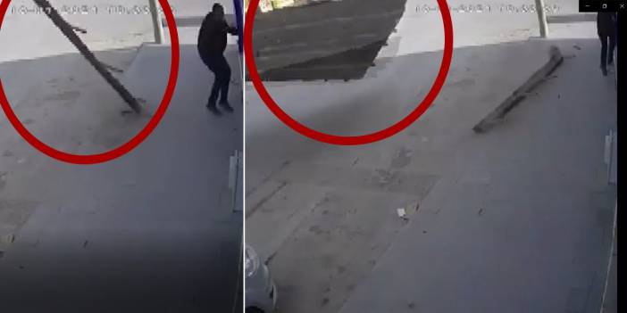 Görüntüler Konya'dan! Ölümden son anda döndü