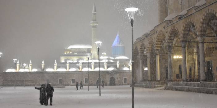 Beyaz bereket sevinci yaşayan Konya'dan kareler